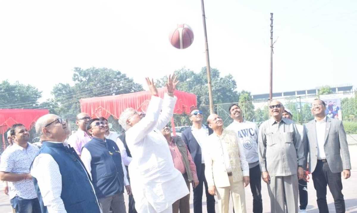 अंतर विद्यालय बास्केटबॉल टूर्नामेंट का शुभारंभ